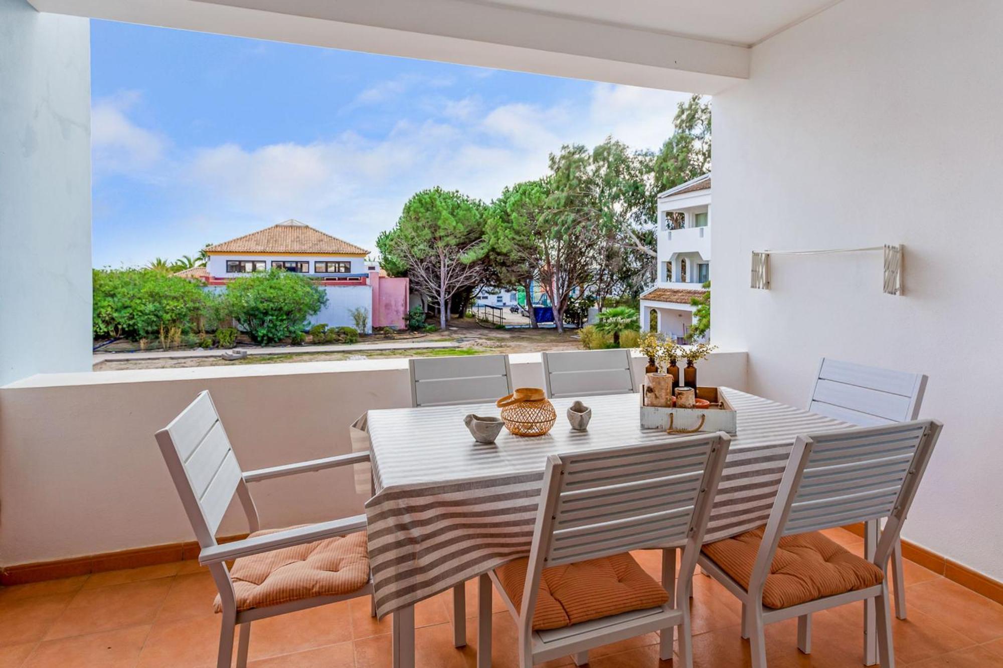 Golden 1 Bdr Flat W/ Balcony & Pool By Lovelystay Cabanas De Tavira Buitenkant foto